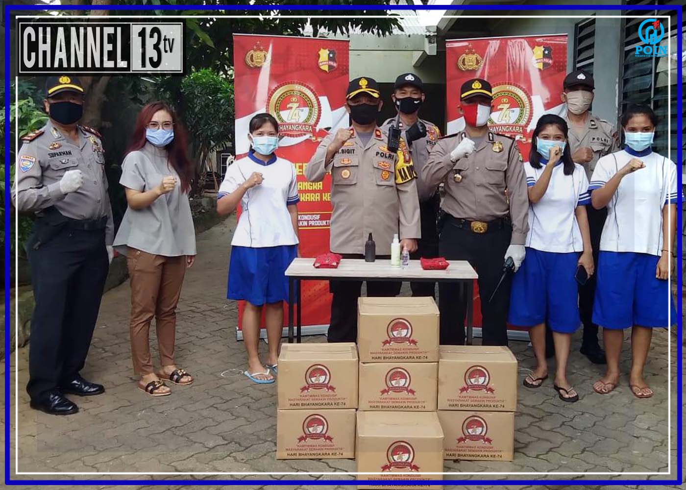 Karodalops Sops Polri Laksanakan Baksos Serentak di Transit Rumah Jompo Wisma Sahabat Baru, Jakarta Barat