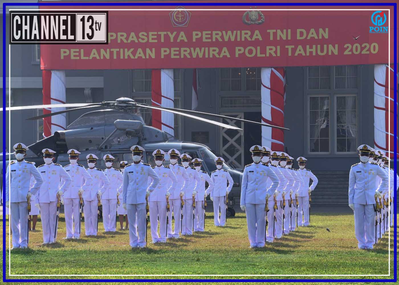 97 Capaja AAL Angkatan ke-65 Gladi Bersih Upacara Prasetya Perwira TNI dan Pelantikan Perwira Polri tahun 2020