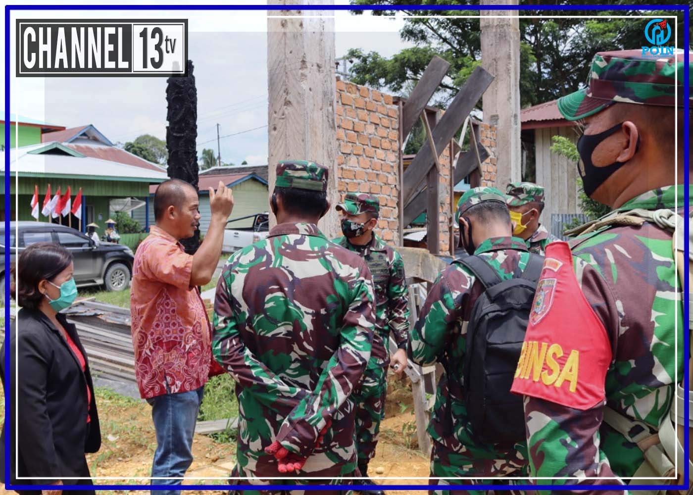 Dandim 0910/Malinau Tinjau Lokasi Sasaran TMMD ke-109 Wilayahan Perbatasan Tahun 2020