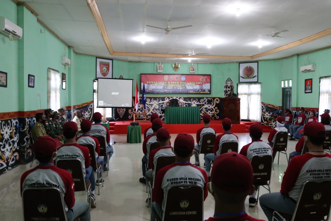 Dandim 0910/Malinau Buka Penataran Kader Bela Negara di Wilayah Kodam VI/Mulawarman Tahun 2020