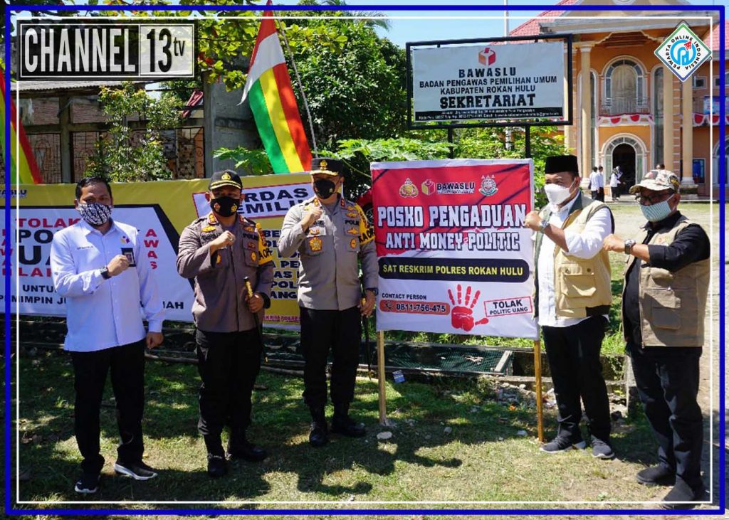 Bawaslu RI Bersama Kapolda Riau Lepas 50 armada Tim Patroli Money Politic di Rokan Hulu