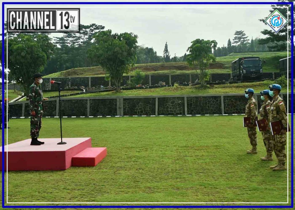 205 Satgas BGC TNI Kontingen Garuda (Konga) Dianugerahi Piagam & Satya Lencana Santi Darma